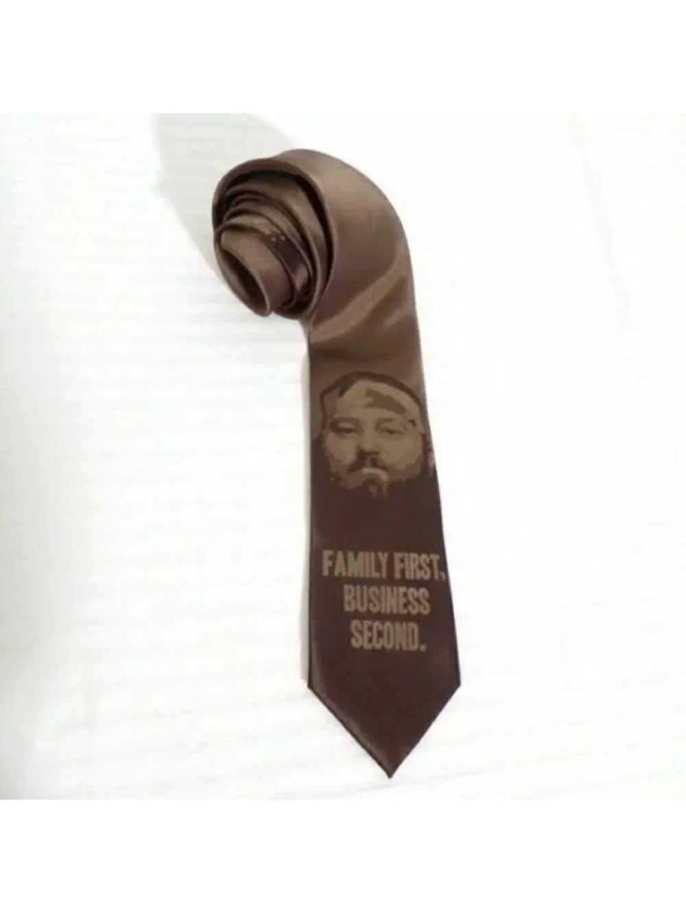 Mens Necktie Lot of 3 Duck Dynasty Variety Ties A&E Black & Brown Lined Funny